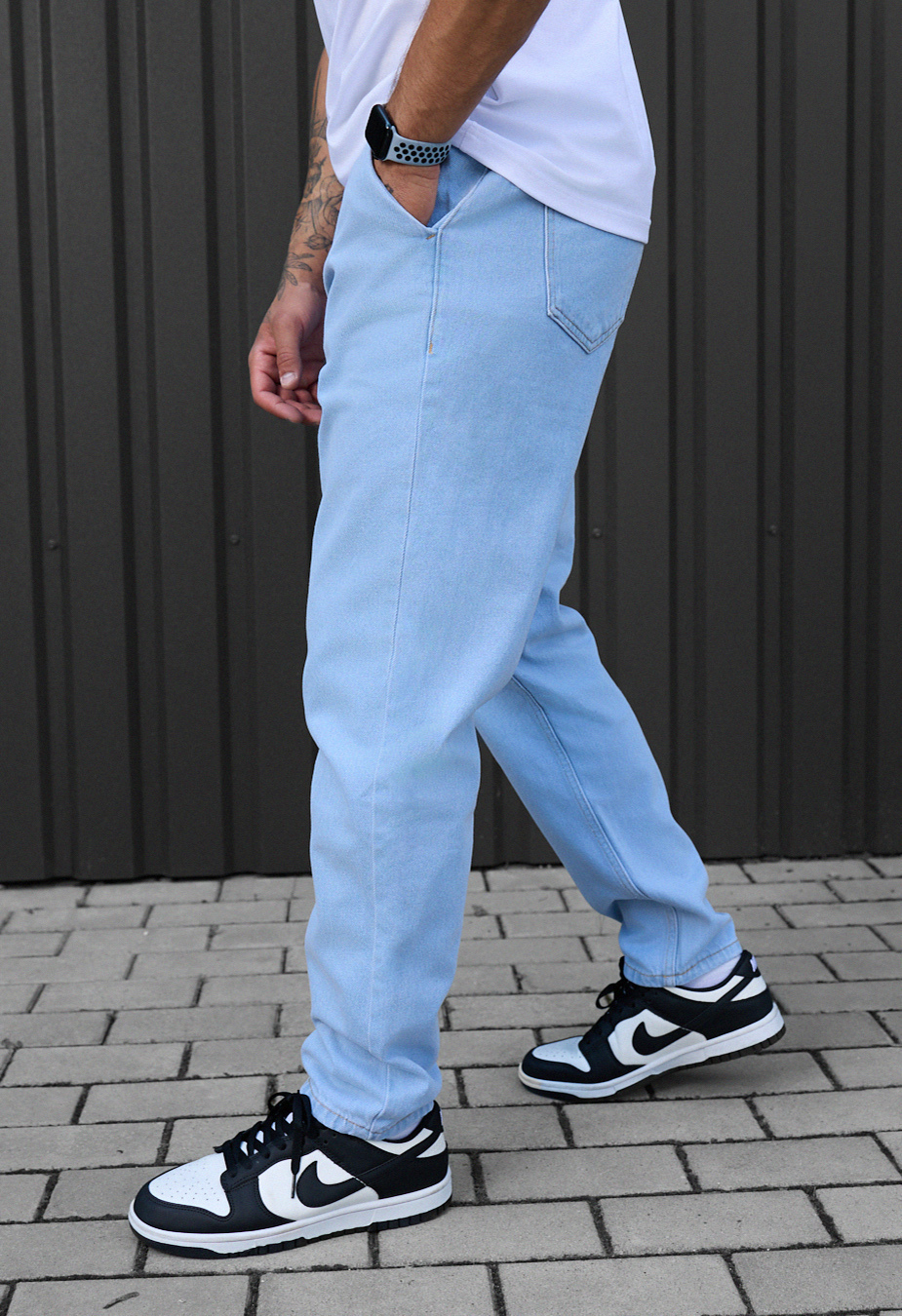 Джинси чоловічі Staff 10 light blue regular світло-сині для