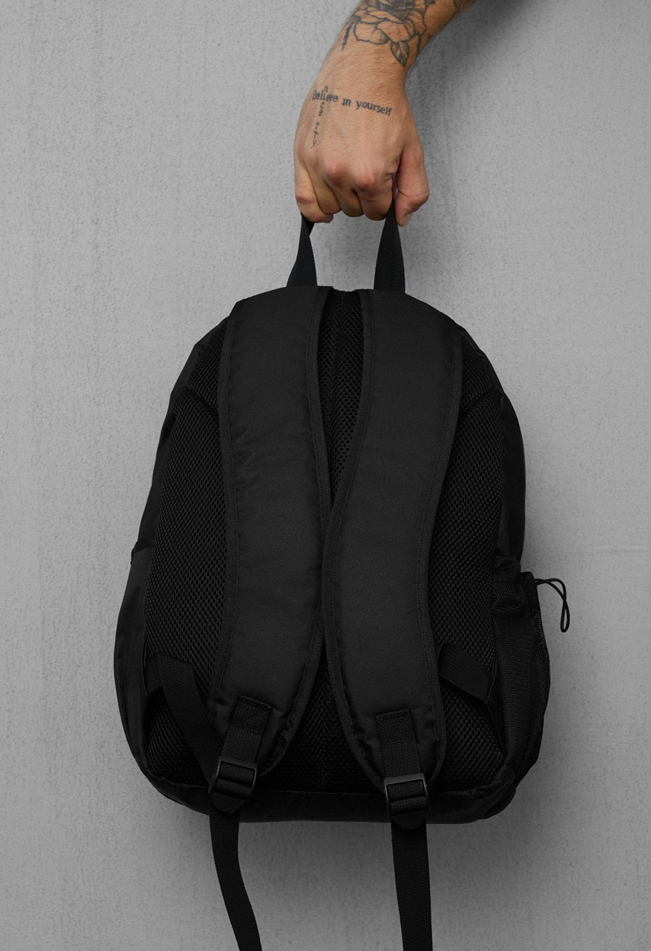 Рюкзак для ноутбука Staff 17L black чорний місткий модний з
