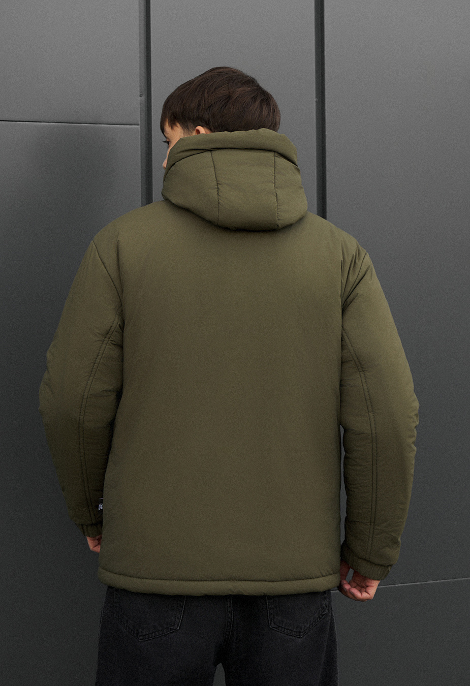 Зимова куртка чоловіча Staff froz khaki хакі молодіжна тепла