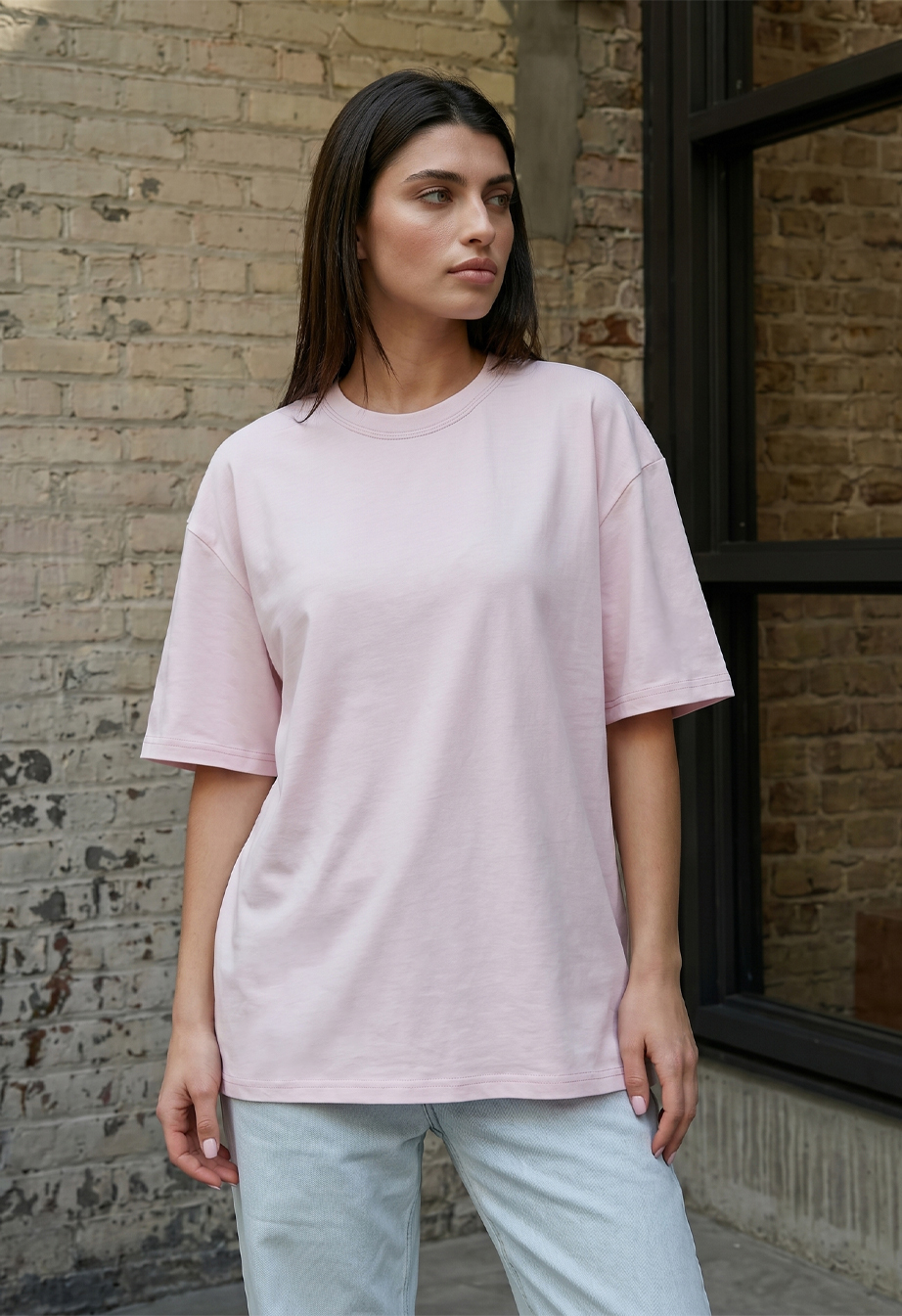 Tシャツ・アパレル WHATIME? by Nooka+ fairy labor union Футболка жіноча Staff strawberry oversize світло-рожева оверсайз